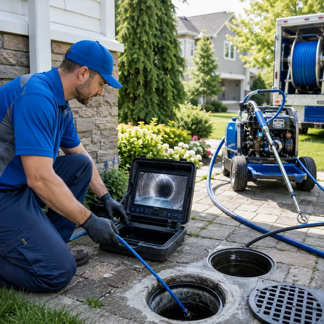 Outdoor drain cleaning professionals serving Mendon, MI